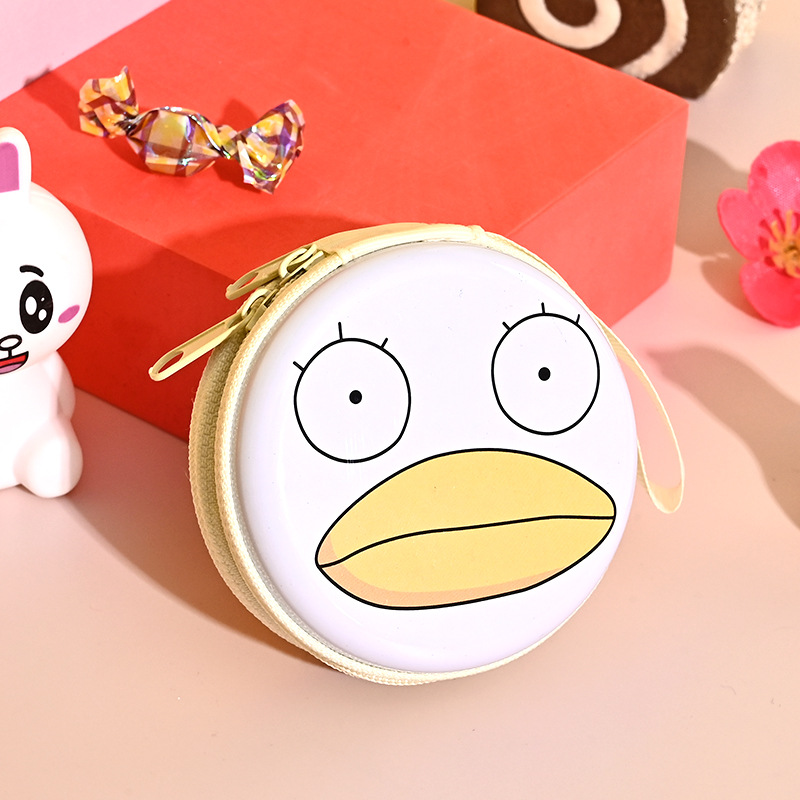 กระเป๋าเก็บหูฟัง สายเคเบิ้ล Usb ทรงกลม มีซิป ขนาดเล็ก แบบพกพา