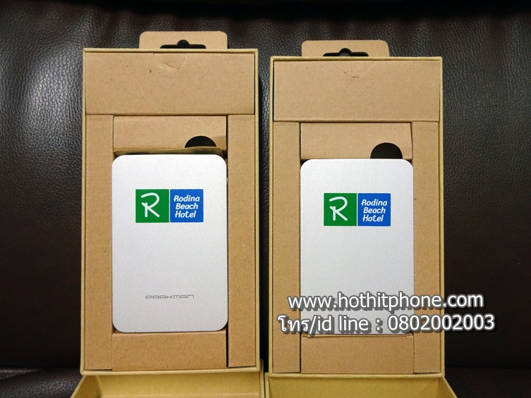 รับสกรีน Powerbank 6200mAh แบตสำรอง Parkman รุ่น T60