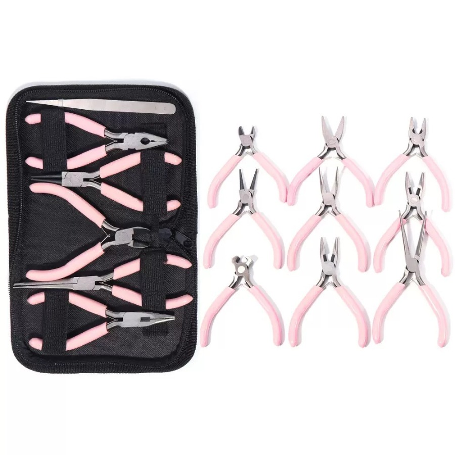 รับผลิตชุดเครื่องมือช่างสีชมพู แบบพกพา Tool kit เครื่องมือช่าง ของแจก รับสกรีนโลโก้ เครื่องมือช่าง ชุดไขควง ของแจกของแถม ของพรีเมี่ยม รับยิงเลเซอร์