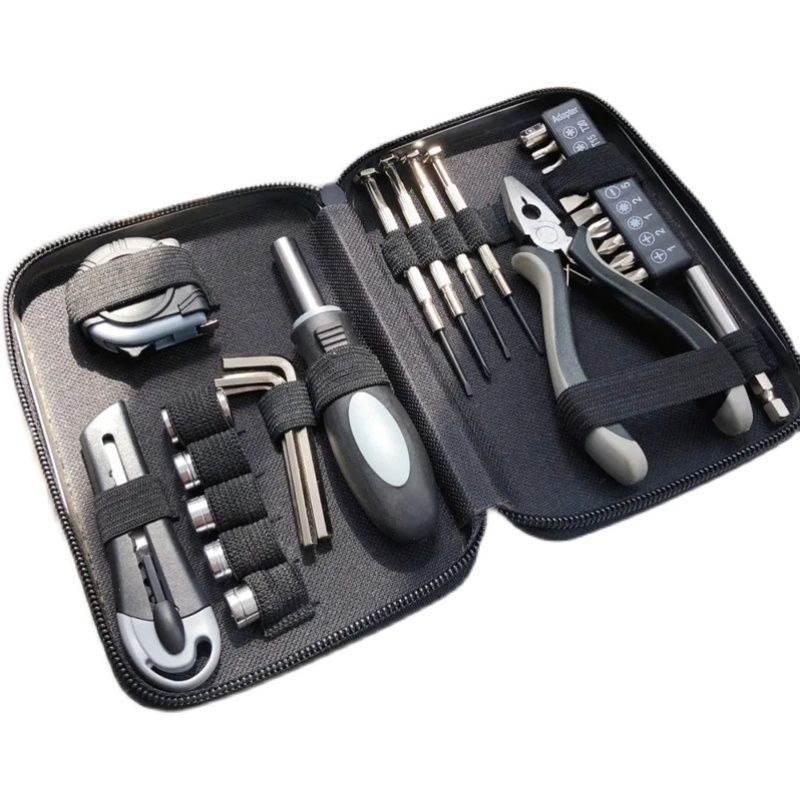 รับผลิตชุดเครื่องมือซ่อม แบบพกพา Tool kit 27 in 1 รับสกรีนโลโก้ เครื่องมือช่าง ชุดไขควง ของแจกของแถม ของพรีเมี่ยม รับยิงเลเซอร์