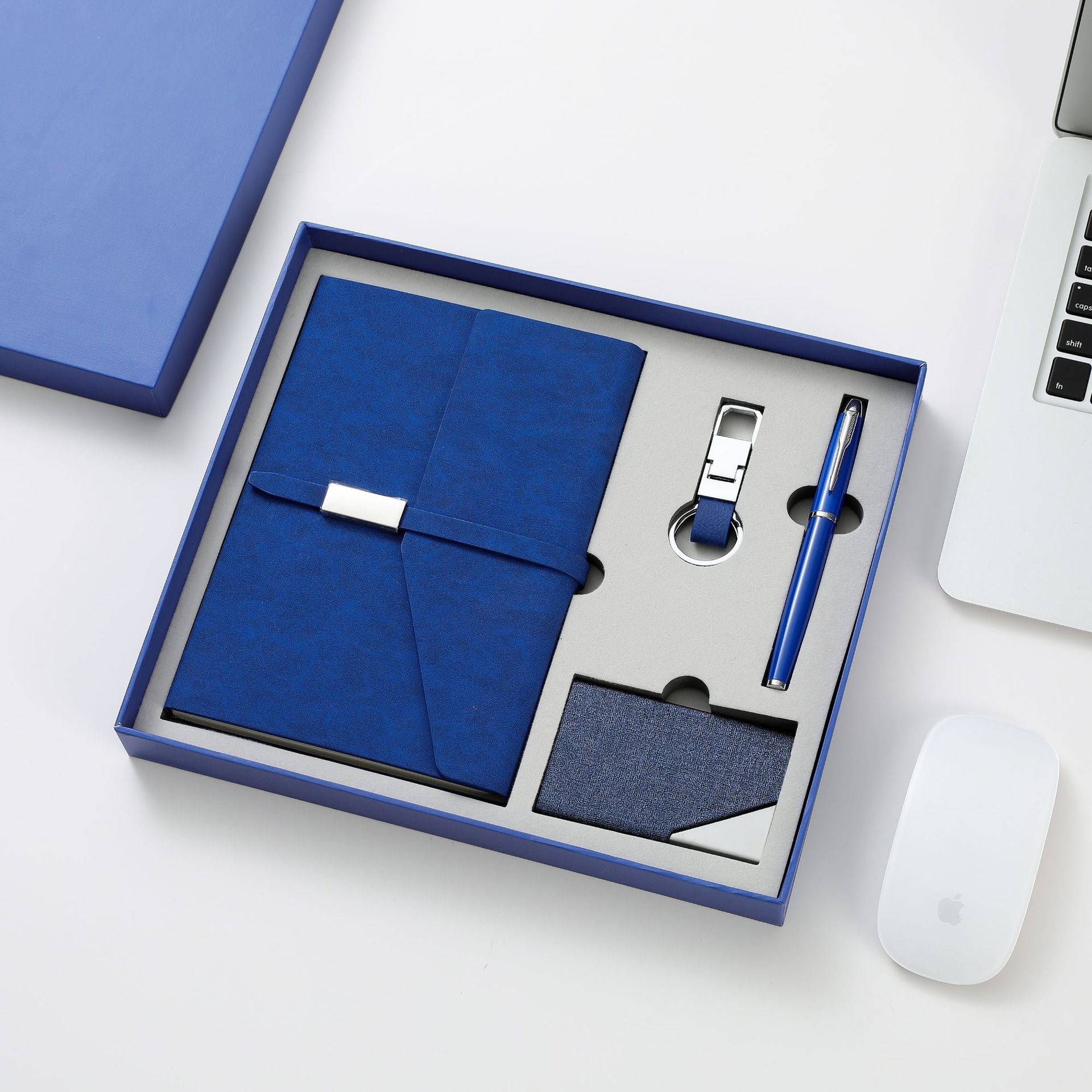 giftset ชุดของขวัญ ของแจก สมุด+ปากกา+ที่ใส่นามบัตร รวมกล่องgiftset