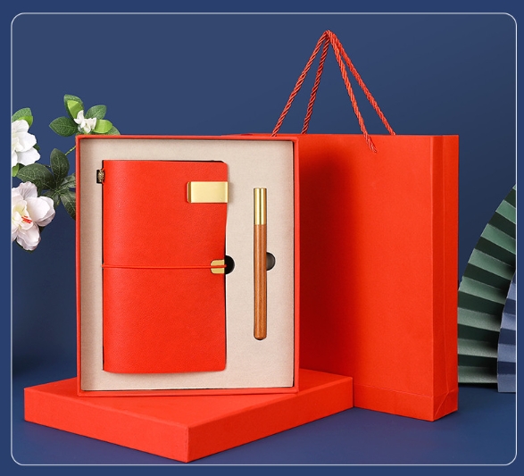 ชุดของขวัญ ของแจกบริษัท ชุดเซ็ทรับไหว้ ชุดเช็ทสมุด+ปากกา รวมกล่องgiftset