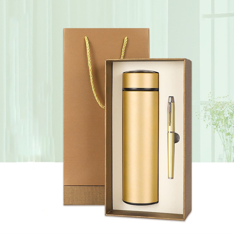 ชุดของขวัญ ของแจกบริษัท ชุดเซ็ทรับไหว้ ชุดเช็ทกระบอกน้ำ+ปากกา รวมกล่องgiftset