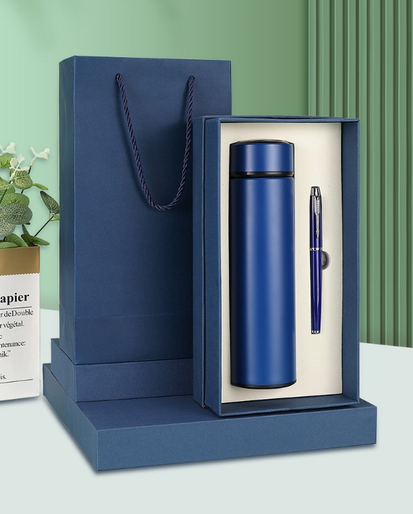 ชุดของขวัญ ของแจกบริษัท ชุดเซ็ทรับไหว้ ชุดเช็ทกระบอกน้ำ+ปากกา รวมกล่องgiftset