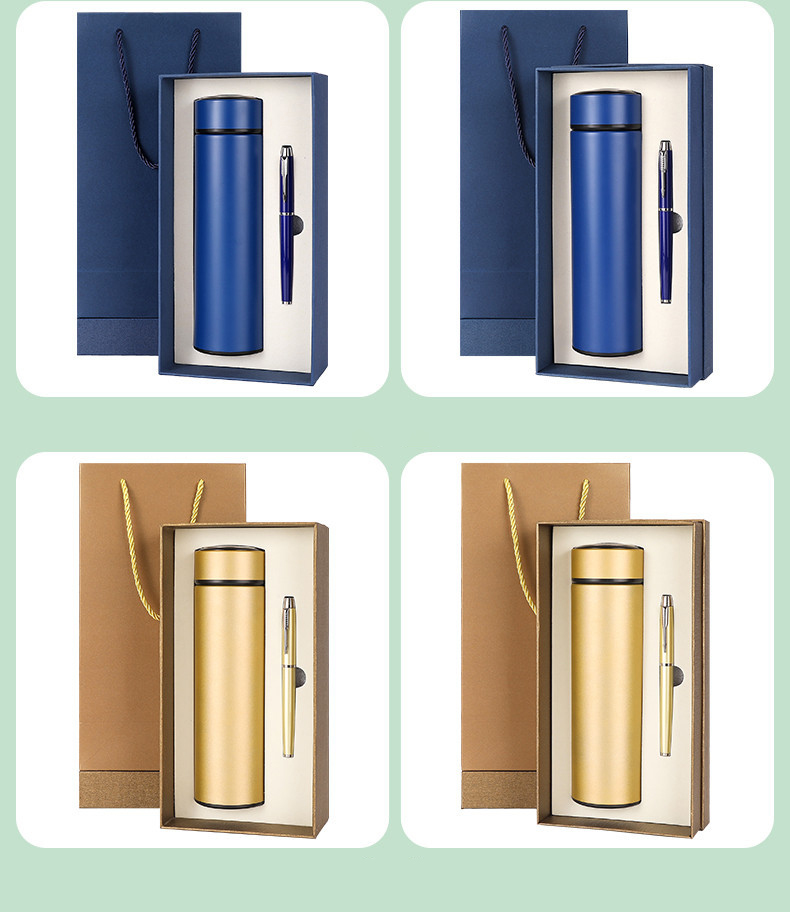 ชุดของขวัญ ของแจกบริษัท ชุดเซ็ทรับไหว้ ชุดเช็ทกระบอกน้ำ+ปากกา รวมกล่องgiftset