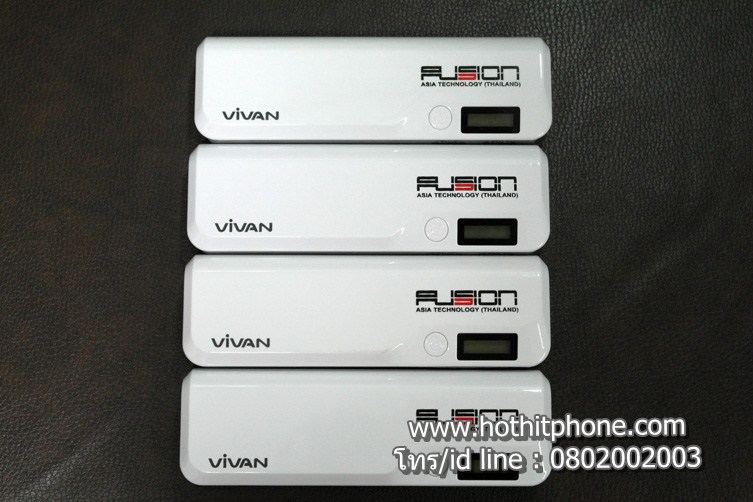  รับสกรีน Powerbank แบตสำรอง Vivan 10400mAh