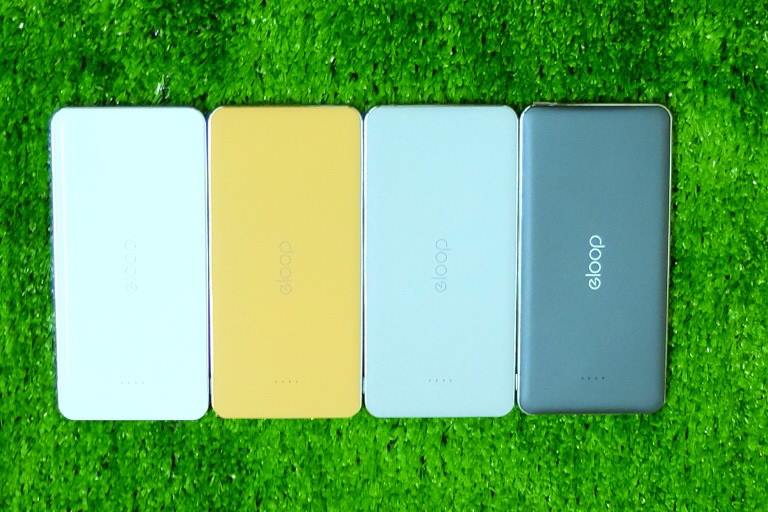 แบตสำรอง Eloop ของแท้ 13000mah Power Bank จ่ายไฟ 2 ช่อง ชาร์จพร้อมกันได้ 2