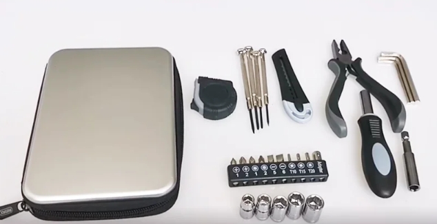 รับผลิตชุดเครื่องมือซ่อม แบบพกพา Tool kit 27 in 1 รับสกรีนโลโก้ เครื่องมือช่าง ชุดไขควง ของแจกของแถม ของพรีเมี่ยม รับยิงเลเซอร์