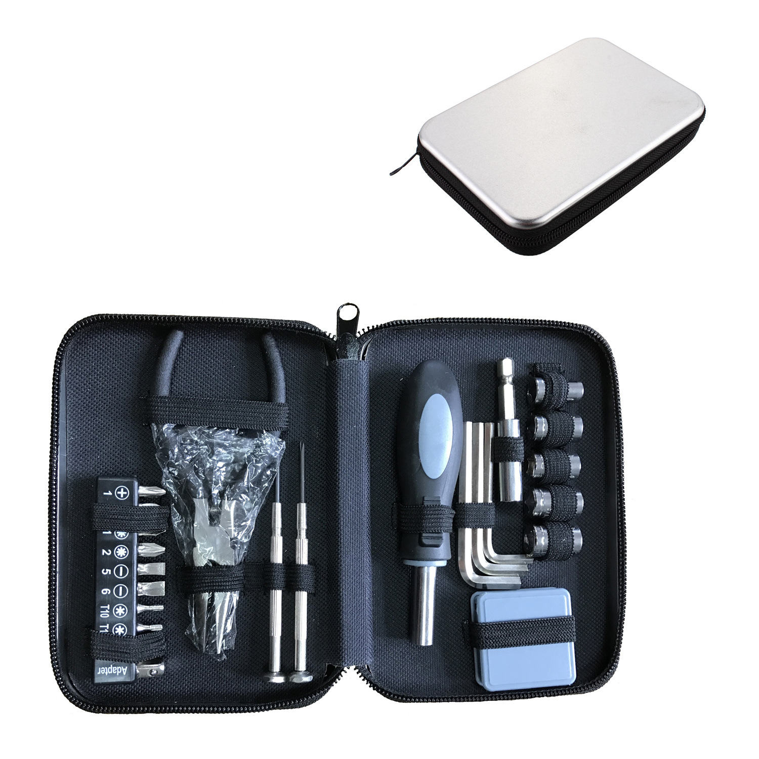 รับผลิตชุดเครื่องมือซ่อม แบบพกพา Tool kit 27 in 1 รับสกรีนโลโก้ เครื่องมือช่าง ชุดไขควง ของแจกของแถม ของพรีเมี่ยม รับยิงเลเซอร์
