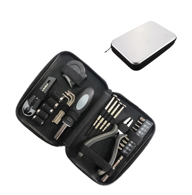 รับผลิตชุดเครื่องมือซ่อม แบบพกพา Tool kit 27 in 1 รับสกรีนโลโก้ เครื่องมือช่าง ชุดไขควง ของแจกของแถม ของพรีเมี่ยม รับยิงเลเซอร์