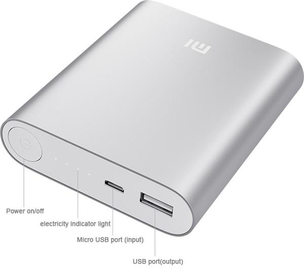 XiaoMi Powerbank แบตเตอรี่สำรอง ขนาดความจุ 10400 mAh