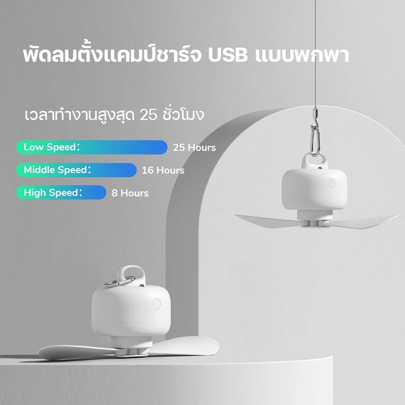 Jisulife พัดลมเพดานไฟฟ้า พัดลมไฟฟ้า พัดลมพกพา พัดลม