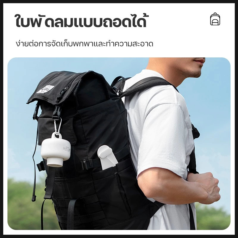 Jisulife พัดลมเพดานไฟฟ้า พัดลมไฟฟ้า พัดลมพกพา พัดลม
