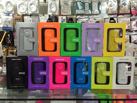 แบตสำรอง edai แบตเตอรี่สำรอง 5600mah สีสันสดใส Power Bank