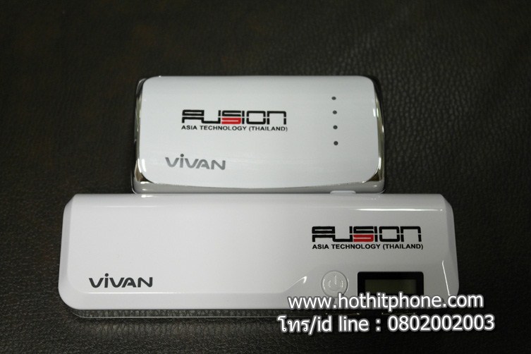  รับสกรีน Powerbank แบตสำรอง Vivan 10400mAh