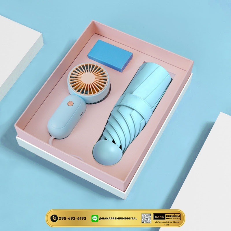 ชุดแก้วพร้อมกล่อง giftset รับสกรีนโลโก้แก้วน้ำเก็บความเย็น และชุดกรรไกรตัดเล็บ รับทำโลโก้ โรงงานผลิตกล่องของขวัญ
