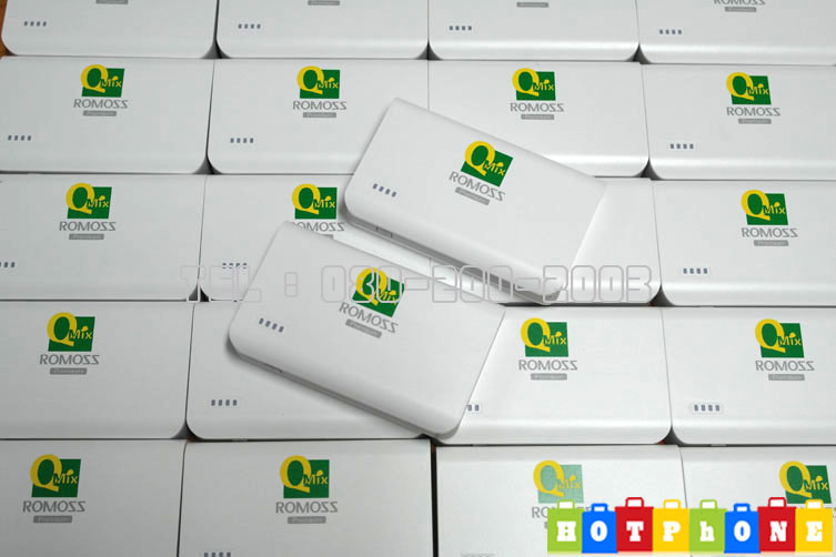 รับสกรีน Powerbank แบตสำรอง Romoss