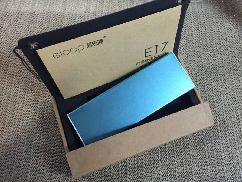 รับสกรีน Powerbank 11000mAh แบตสำรอง Eloop รุ่น E17