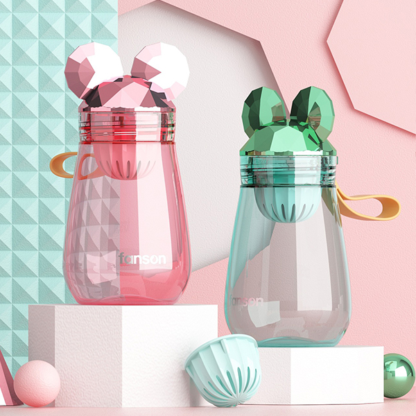 แก้วหูเมาส์พิเศษสุดน่ารัก สดใส 350ml