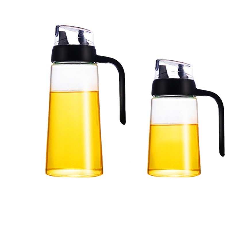 ขวดใส่น้ำมัน 300-630 mL ขวดน้ำมัน ขวดน้ำมันสแตนเลส ที่ใส่เครื่องปรุง ขวดแก้วใส่น้ำมัน