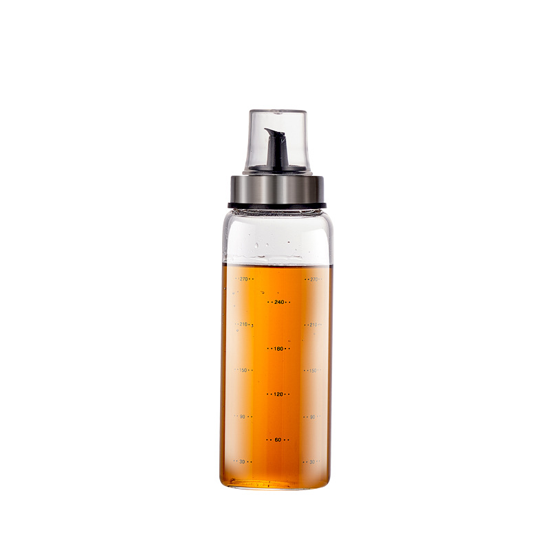 ขวดใส่น้ำมัน 200-600 mL ขวดน้ำมัน ขวดน้ำมันสแตนเลส ที่ใส่เครื่องปรุง ขวดแก้วใส่น้ำมัน