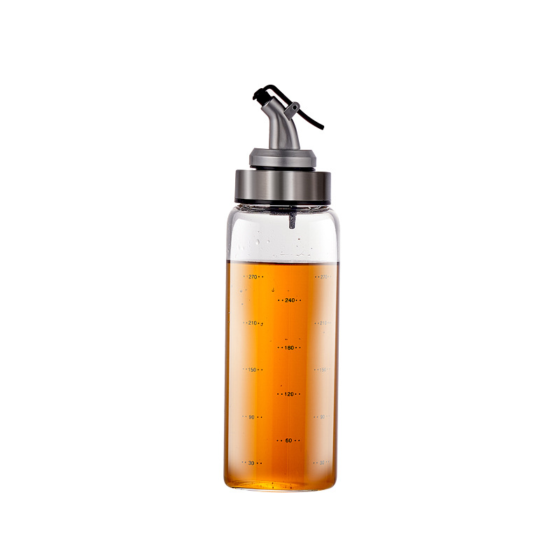 ขวดใส่น้ำมัน 200-600 mL ขวดน้ำมัน ขวดน้ำมันสแตนเลส ที่ใส่เครื่องปรุง ขวดแก้วใส่น้ำมัน