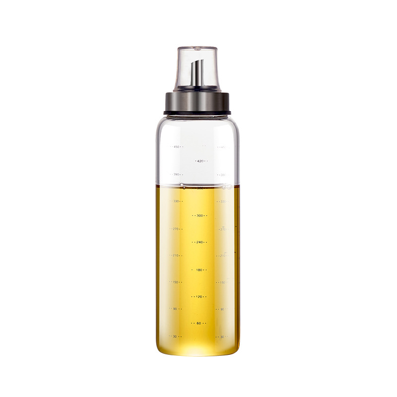 ขวดใส่น้ำมัน 200-600 mL ขวดน้ำมัน ขวดน้ำมันสแตนเลส ที่ใส่เครื่องปรุง ขวดแก้วใส่น้ำมัน