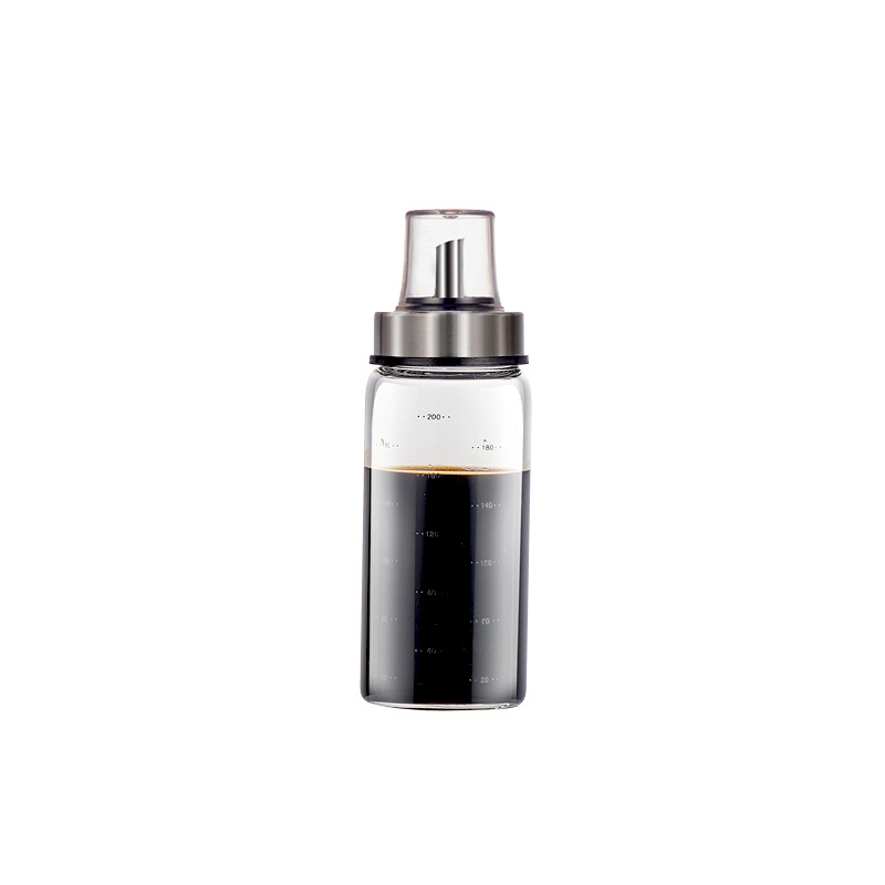 ขวดใส่น้ำมัน 200-600 mL ขวดน้ำมัน ขวดน้ำมันสแตนเลส ที่ใส่เครื่องปรุง ขวดแก้วใส่น้ำมัน