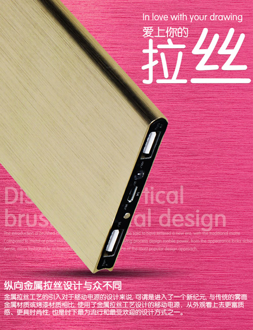 แบตเตอรี่สำรอง 20000 mAh Power Bank 20000 mAh รุ่น A020