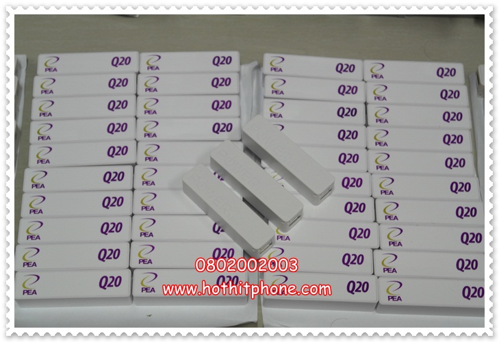 แบตเตอรี่สำรอง Power Bank 2,600 mAh สำหรับโทรศัพท์มือถือ