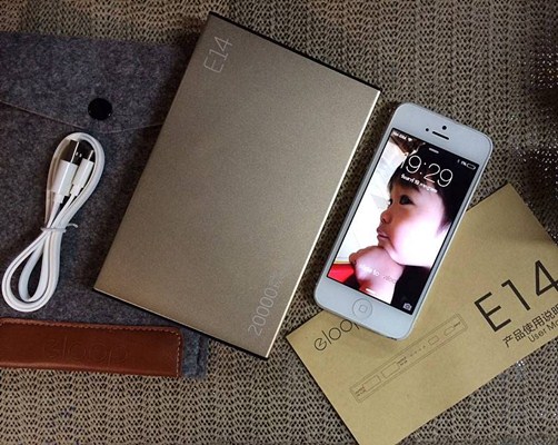 แบตเตอรี่สำรอง ELOOP รุ่น E14 ความจุ 20000 mAh 