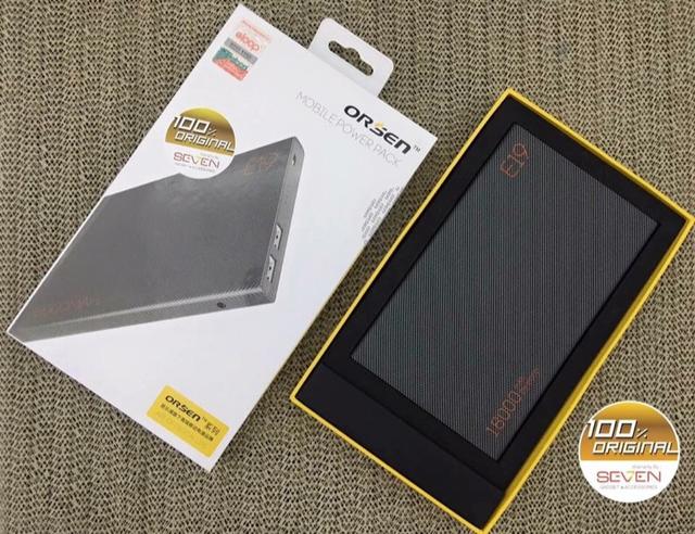 แบตเตอรี่สำรอง ELOOP รุ่น E19 ความจุ 18000 mAh + ถุงผ้า+สายชาร์ต+หัวชาร์ต