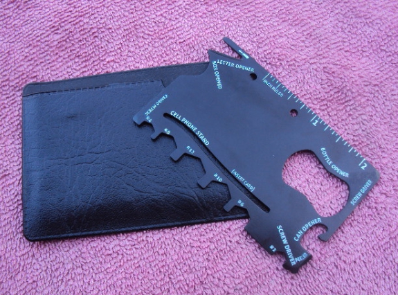 รับสกรีน ninja card Wallet Ninja 18 in 1 การ์ดเครื่องมืออเนกประสงค์