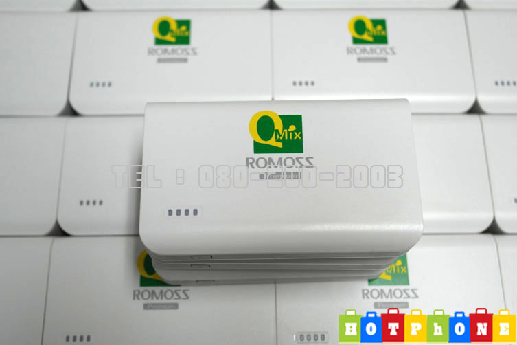 รับสกรีน Powerbank แบตสำรอง Romoss