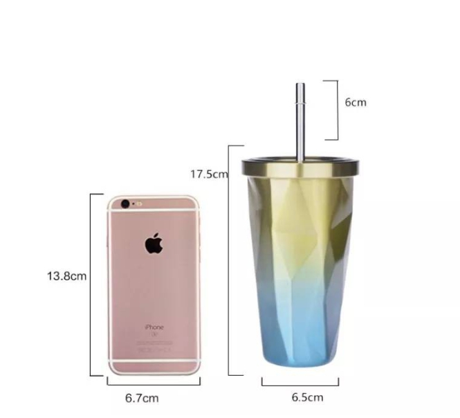 รับสกรีน แก้วเก็บอุณหภูมิ ร้อน - เย็น ขนาด 500ml
