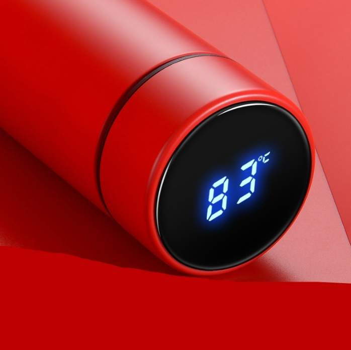 รับสกรีน Smart Insulation Mug Led Cup กระบอกน้ำเก็บอุณหภูมิ บรรจุ500ml