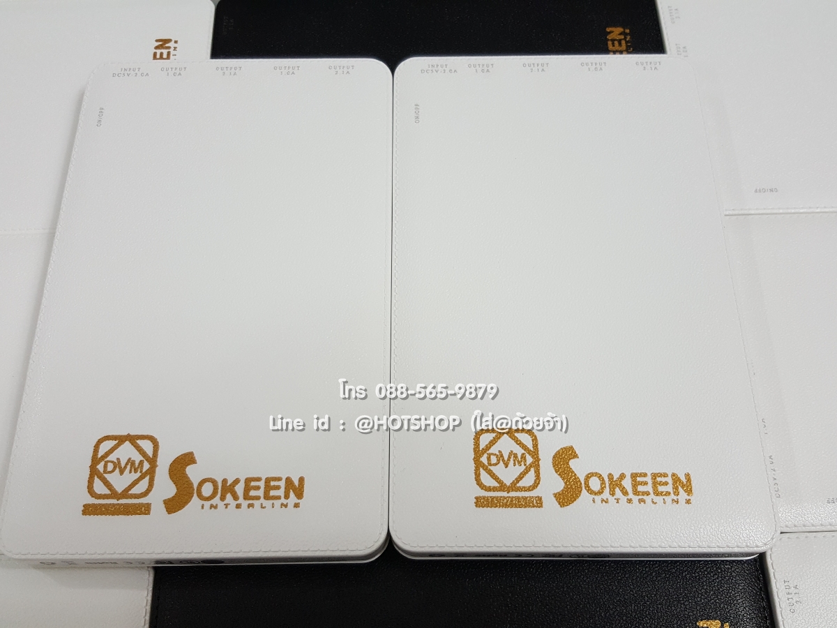 รับสกรีน powerbank แบตสำรอง รุ่น Remax Proda 30000ma