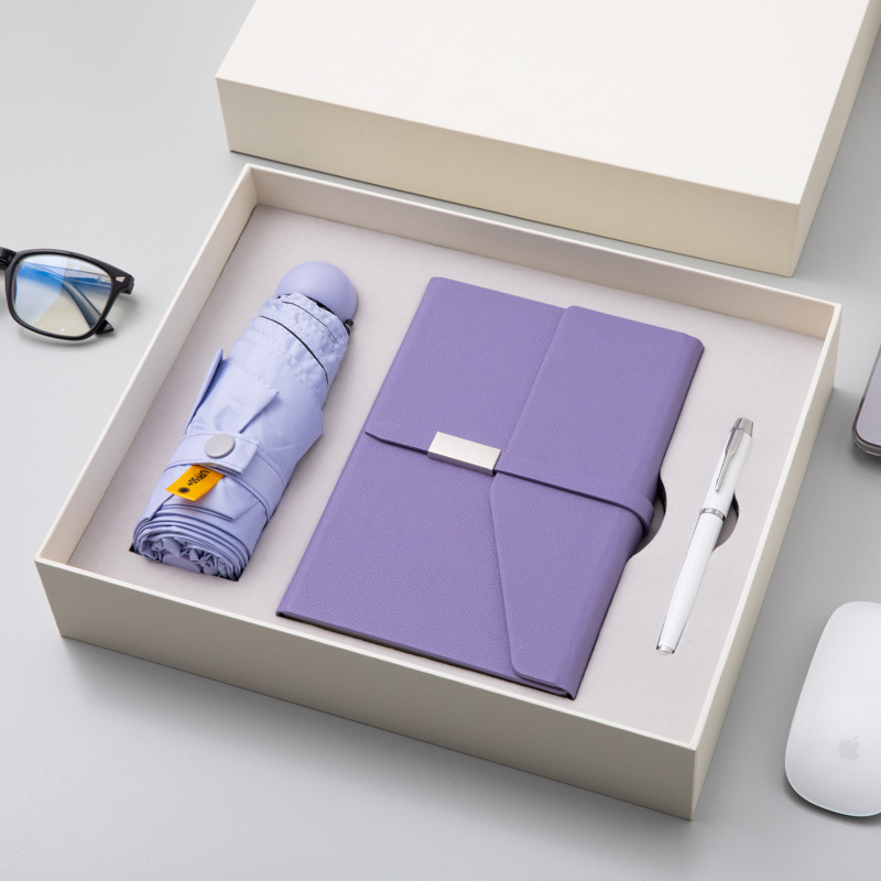 ชุดของขวัญ ของแจกบริษัท ชุดเซ็ทรับไหว้ ชุดเช็ทสมุด ปากกา ร่ม รวมกล่องgiftset