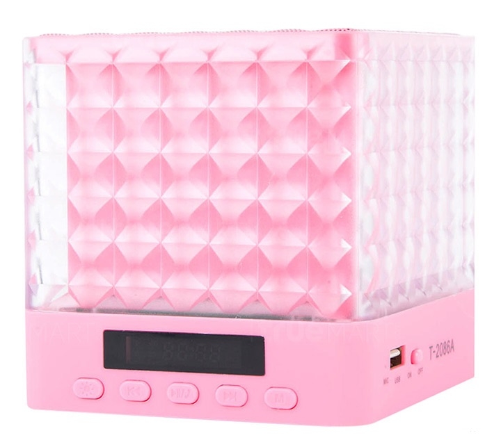 ลำโพง บลูทูธ Bluetooth Speaker มีไฟเธคกระพริบ HPT208