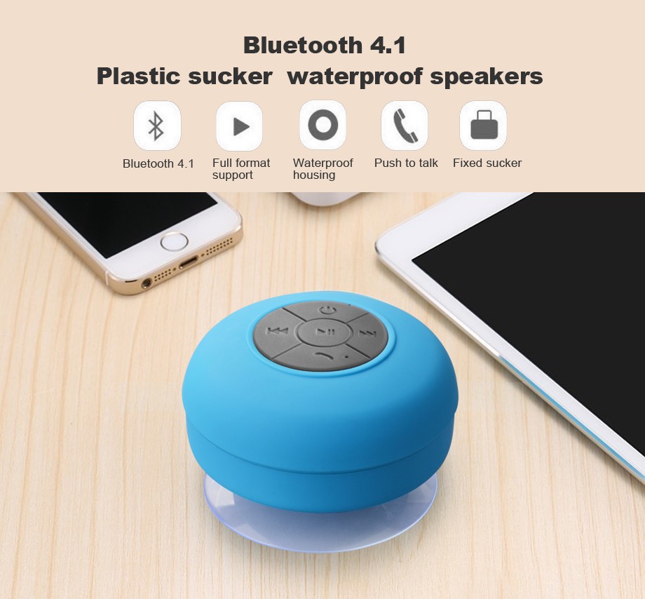 ลำโพง บลูทูธ Bluetooth Speaker ไร้สาย กันน้ำ HPBTS-06