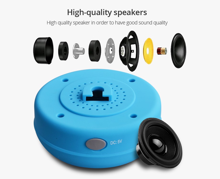 ลำโพง บลูทูธ Bluetooth Speaker ไร้สาย กันน้ำ HPBTS-06