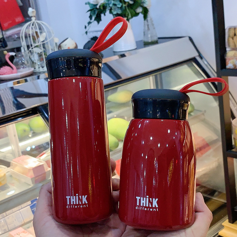 กระบอกน้ำ แก้วเก็บความร้อน-เย็น สแตนเลส 304 ความจุ 350ml-520ml
