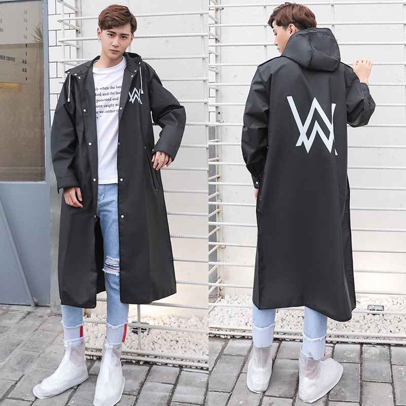 รับสกรีน รับผลิตเสื้อกันฝนยาวเต็มตัว กันน้ำ แฟชั่น เสื้อกันฝนยาว 