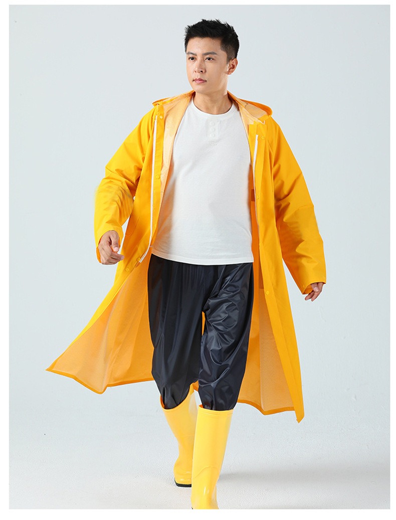 รับสกรีน รับผลิตเสื้อกันฝนยาวเต็มตัว กันน้ำ แฟชั่น เสื้อกันฝนยาว 