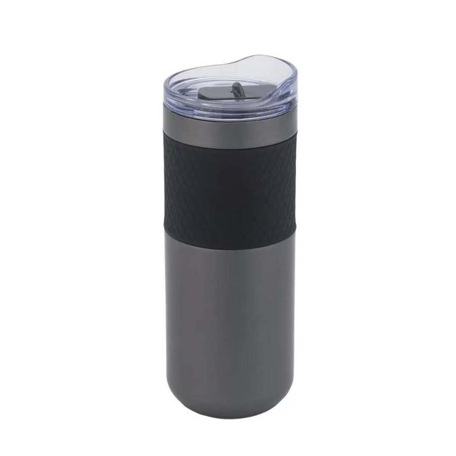 รับสกรีนโลโก้แก้วน้ำทรงสปอร์ต 450ML แก้วเก็บความร้อน-เย็น สแตนเลส 304