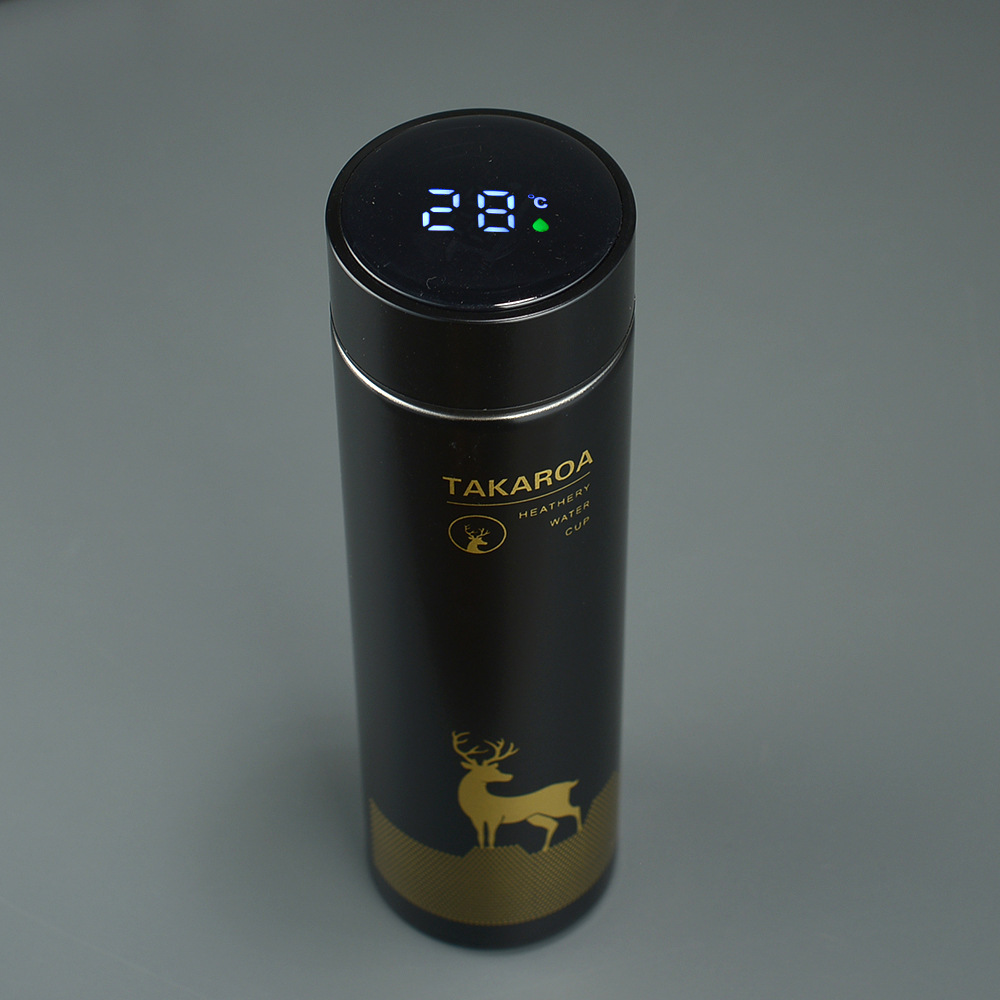 กระบอกน้ำ แก้วเก็บความร้อน-เย็น สแตนเลส 304 ความจุ 500ml-520ml