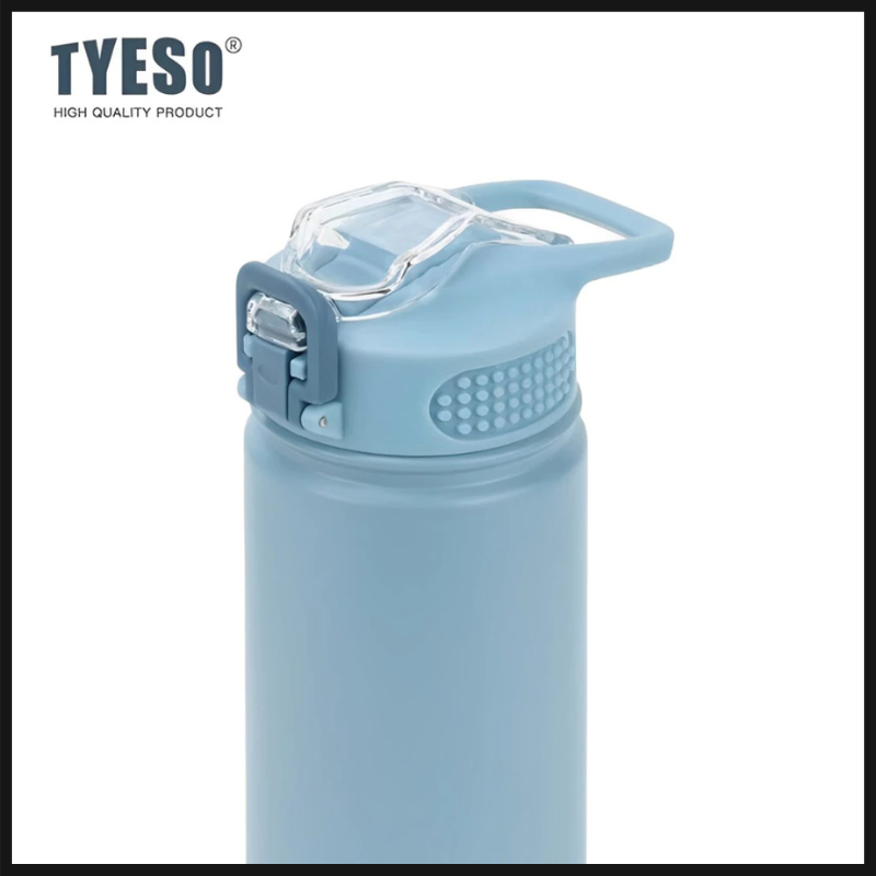 TYESO ขวดน้ำเก็บอุณหภูมิร้อนเย็น มีหลอดในตัว ขวดน้ำสแตนเลส 304 ขนาด 600750 ml ขวดน้ำเก็บอุณหภูมิ