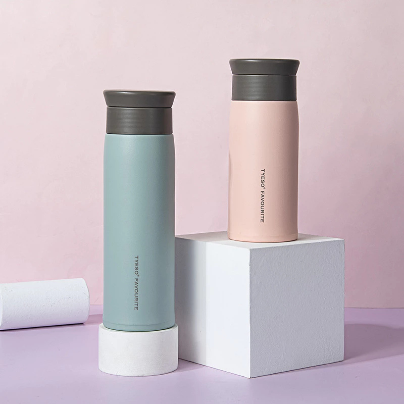 TYESO แก้วสแตนเลส ของแท้ แก้วเก็บอุณหภูมิ แก้วกาแฟ ขนาด 350500 ml กระติกน้ำสุญญากาศ