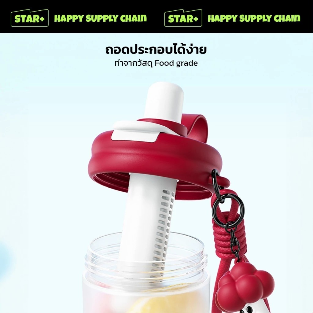 รับผลิตแก้ว Tritan ขวดน้ําพกพา 620ml รับสกรีนโลโก้แก้วเก็บความเย็น รับทำโลโก้ รับสกรีนโลโก้