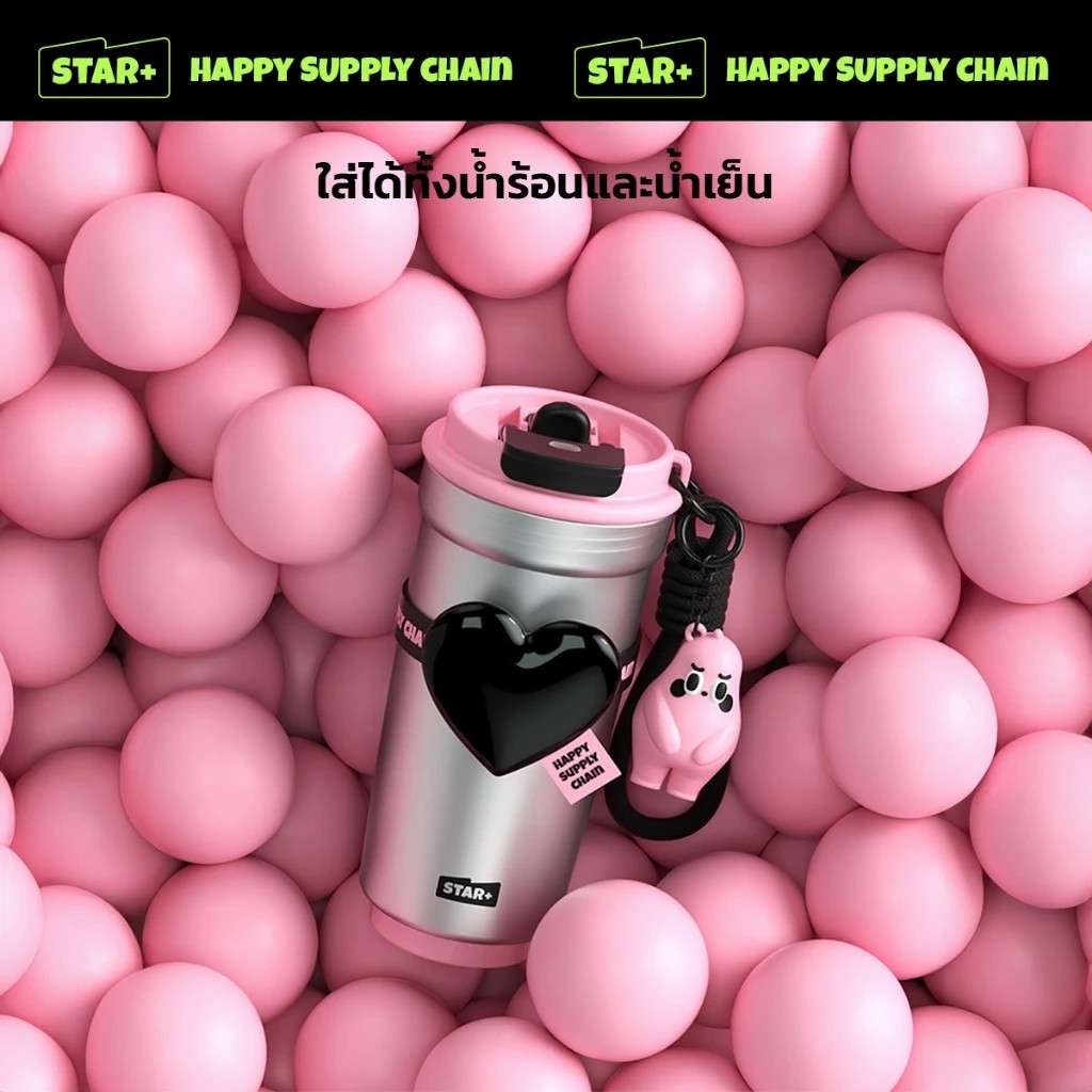รับผลิตแก้ว tritan Straw Cup  500ml รับสกรีนโลโก้แก้วเก็บความเย็น รับทำโลโก้ รับสกรีนโลโก้